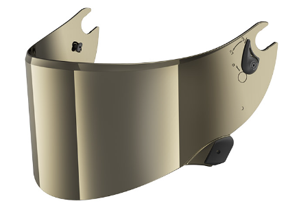 Shark VISOR RACE-R MIRRORED AS AF Gold