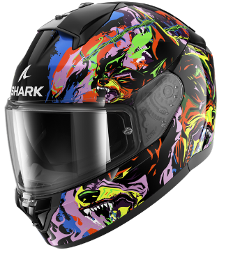 Shark RIDILL 2 RAGING BEAST Black Violet Yellow