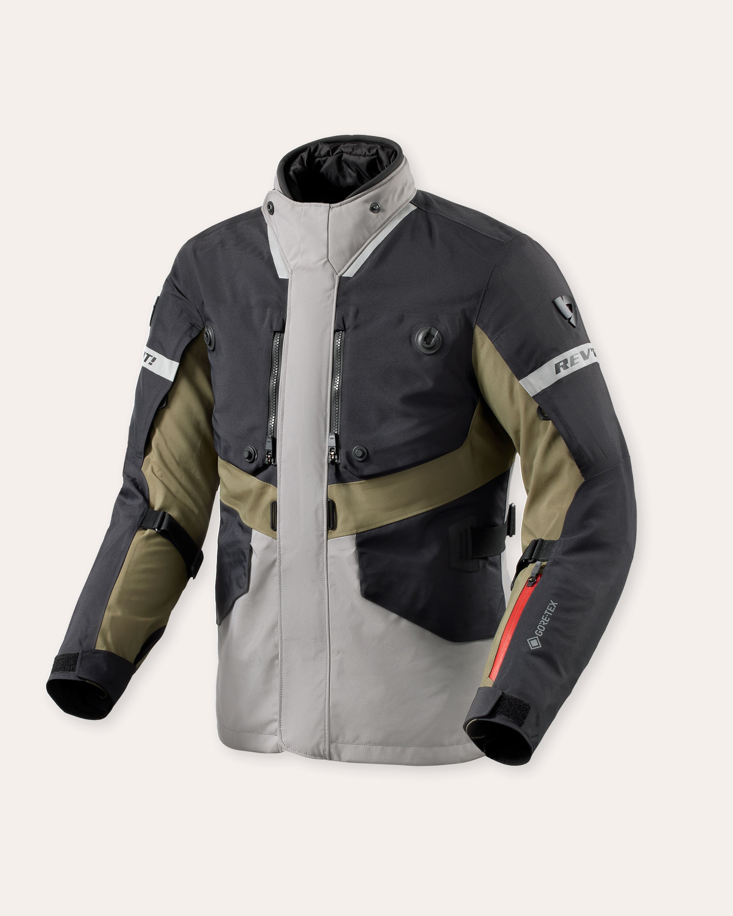 Rev'it Jacket Neptune 3 GTX Black-Dark green