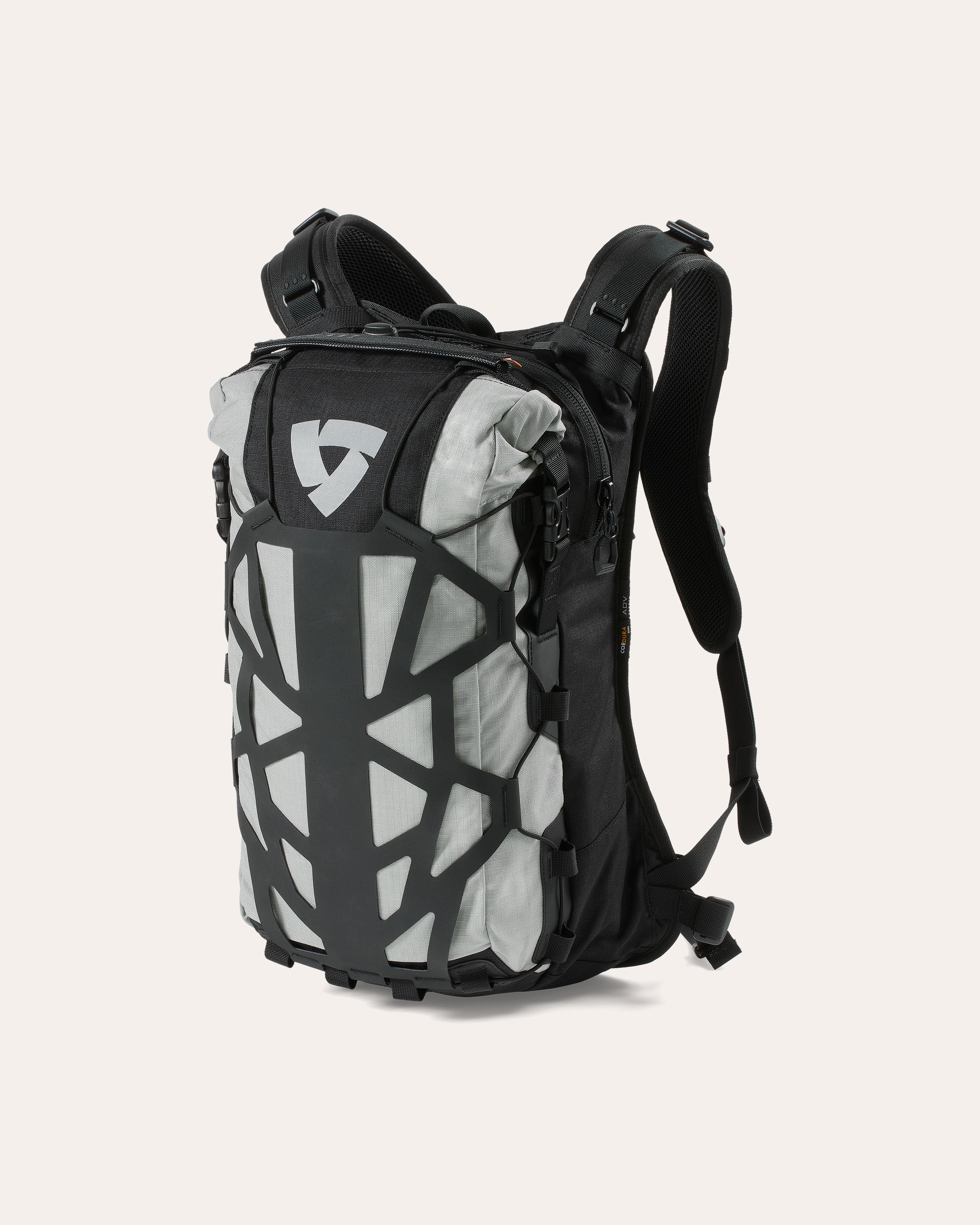 Rev'it Backpack Barren 18L H2O Black-Light Grey, Uni