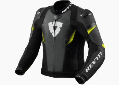 Rev'it Jacket Control Black-Neon Yellow