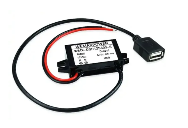 X-stepdown 12V-5V USB hun stik