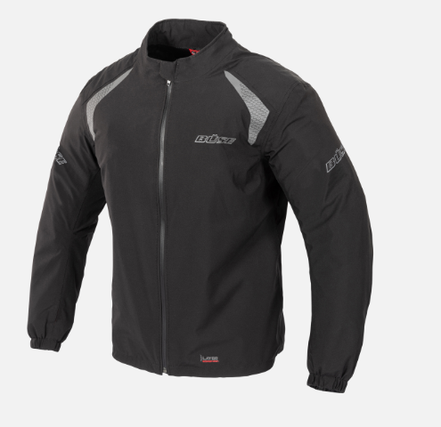 BÜSE Breeze rain jacket Black