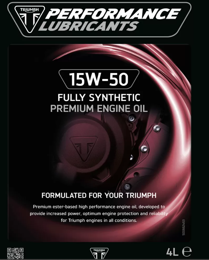 TRIUMPH FULLY SYNTHETIC 15W-50    4L