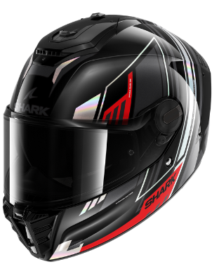 SHARK SPARTAN RS BYRHON Black Iridescent Red