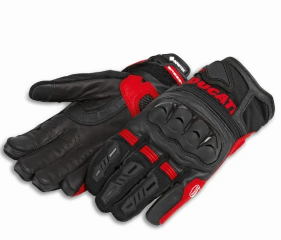 Ducati Fabric-leather gloves-Tour C5