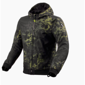 Rev'it Jacket Saros WB Black-Dark green