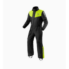 Rev'it Rain Suit Pacific 4 H2O Black-Neon Yellow