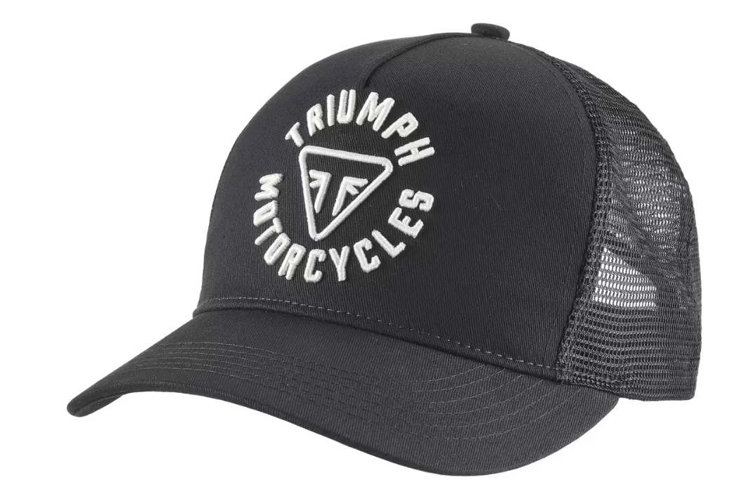 Triumph TAYLOR EMBROIDERED TRUCKER CAP BLACK