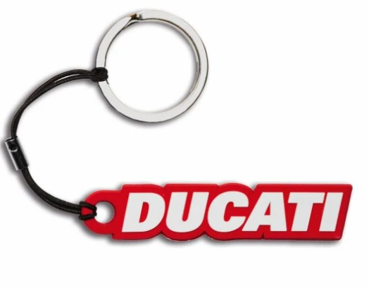 Ducati Rubber Key Ring-Ducati Logo