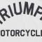 Triumph BLACKWELL T-SHIRT WHITE / JET BLACK 