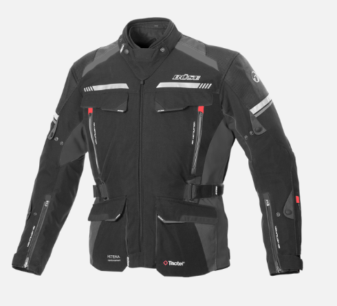 BÜSE Highland II textile jacket Black