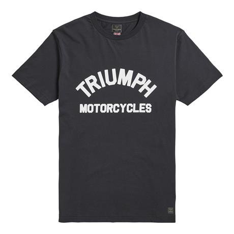 Triumph Burnham Jet Black Tee