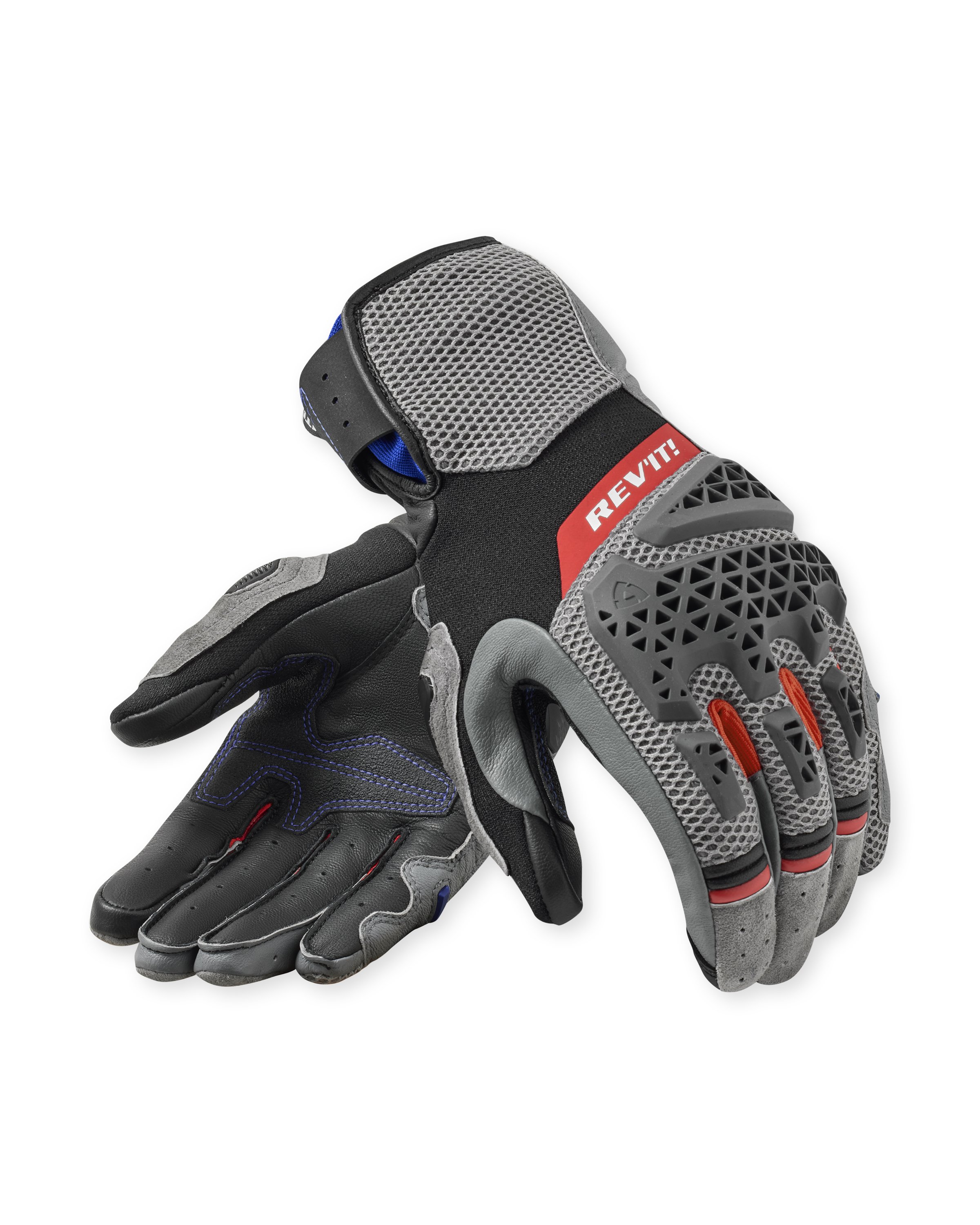 Rev'it Gloves Sand 5 Ladies Grey-Red