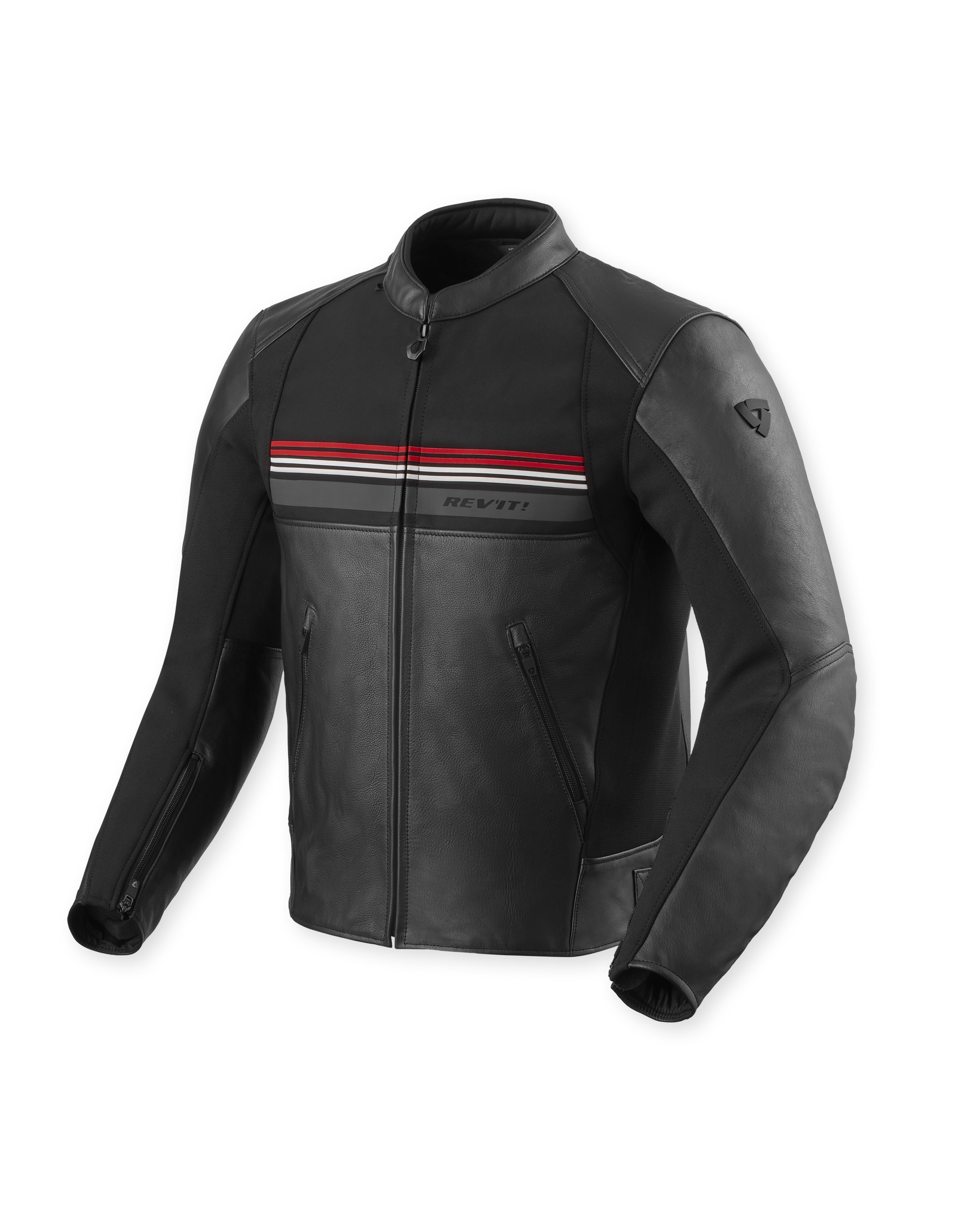 Rev'it Jacket Mile 2 - Black-Red