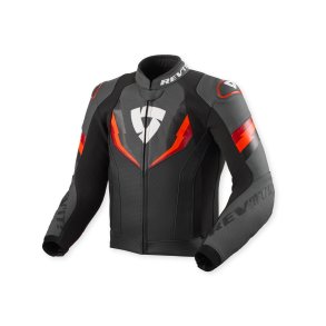 Rev'it Jacket Quantum 3 Black-Neon Red