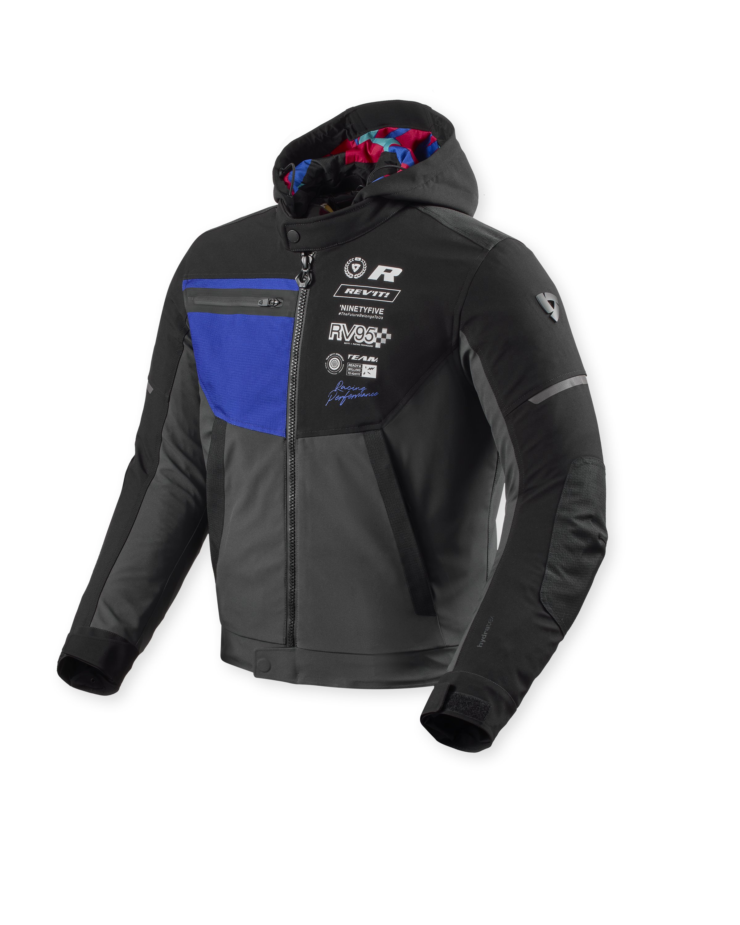 Rev'it Jacket Haste H2O Black-Blue