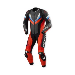 Rev'it One Piece Quantum 3 Neon Red-Black
