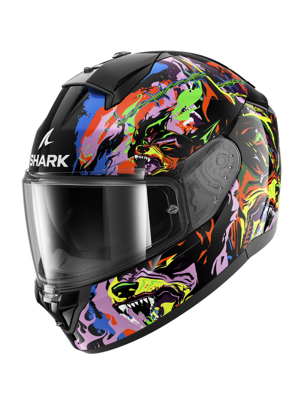 Shark RIDILL 2 RAGING BEAST Black Violet Yellow