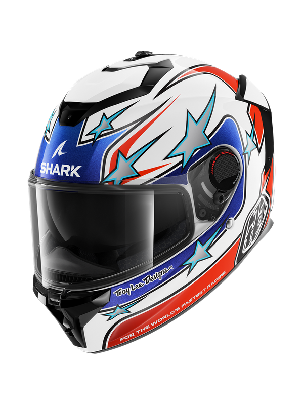 Shark SPARTAN GT PRO FLAGSTAFF White Red Blue
