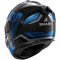 Shark SPARTAN GT PRO RITMO CARBON Blue Chrom