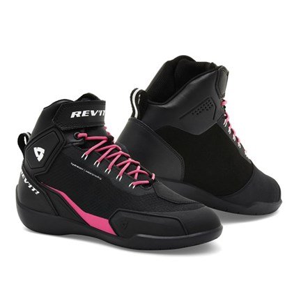 Revit G-Force H2O Black-Pink Dame Motorcykel Sko - Støvler og Sko - Kolding MC ApS