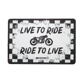 Oxford Garage Metal Sign: RIDE