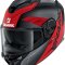 Shark Spartan GT, Elgen Mat Black Anthracite Red