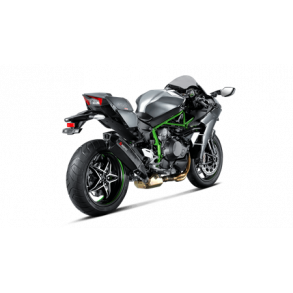 Akrapovic Kawasaki Ninja H2 15-18 Slip-On Line HX2 lyddmper i carbon (ECE godkendt)