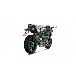Akrapovic Kawasaki Ninja H2 15-18 Evolution Line 4/2/1 med HX2 lyddmper i carbon