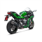 Akrapovic Kawasaki Ninja H2SX 18 Slip-On Line hexagonal lyddmper i titanium/sort (ECE godkendt)