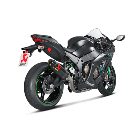 Akrapovic Kawasaki ZX-10R 16-17 Evolution Line 4/2/1 titanium forrr, hexagonal lyddmper i carbon 