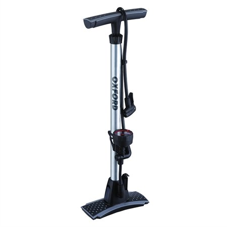 Oxford Alloy Track Pump With Gauge