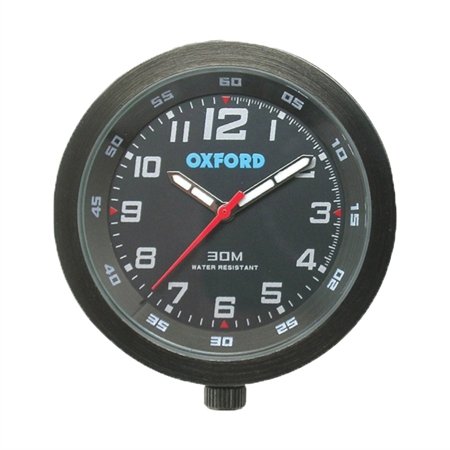 Oxford Clock Analogue Black