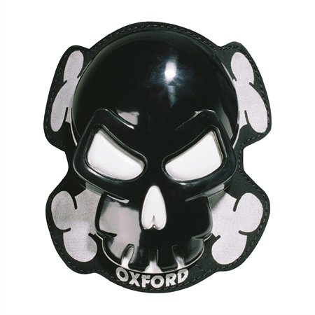 Oxford Skull Knee Sliders - Sort