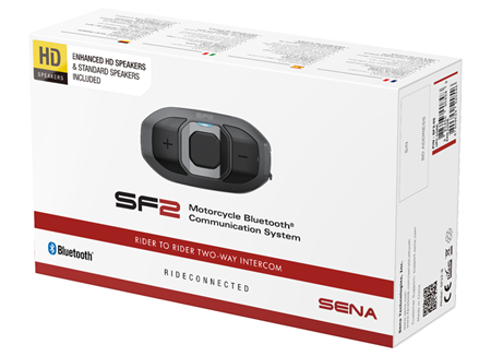 Sena SF2-02 BLUETOOTH HEADSET W/ HD SPEAKERS